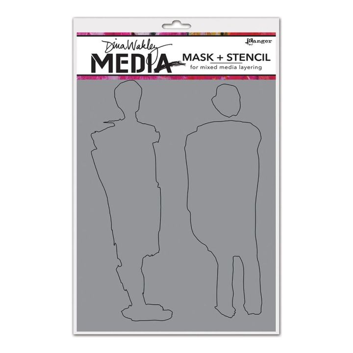 mds60611-ranger-dina-wakley-media-stencils-giant-funky-silhouettes-789541060611__preview